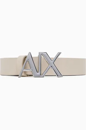 Armani Exchange Cintur??n de piel con logo.