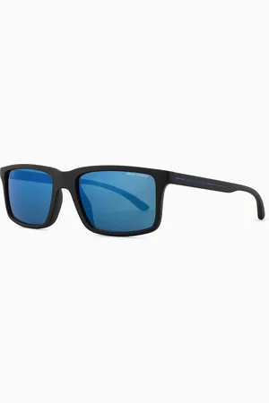 Armani Exchange Gafas de sol para hombre de forma rectangular