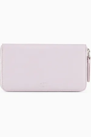 Emporio Armani Cartera MyEA con cremallera perimetral y estampado de ciervo