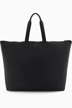 Emporio Armani Bolso shopper grande de nailon reciclado ASV