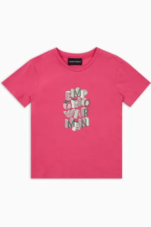 Emporio Armani Camiseta de punto con estampado de logotipo ASV