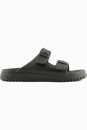 Armani Exchange Zapatillas con dos tiras y hebillas