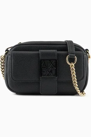 Armani Exchange Mini bolso de hombro con logo