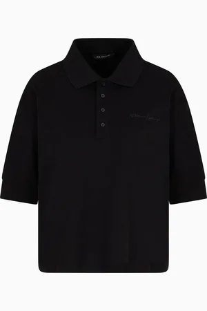 Armani Exchange Polo de piqu?? el??stico con logotipo