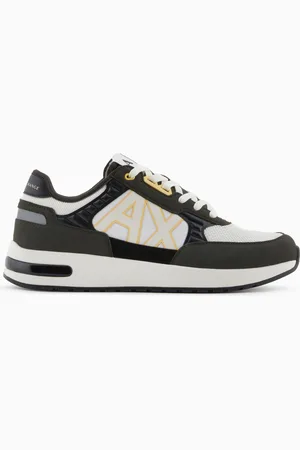 Armani Exchange Zapatillas con suela alta y logo