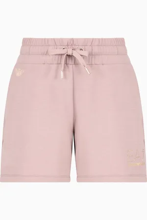 EA7 Pantalones cortos Evolution de mezcla de viscosa elástica