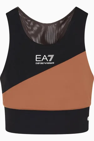 EA7 Sujetador deportivo Dynamic Athlete de tejido técnico VENTUS7
