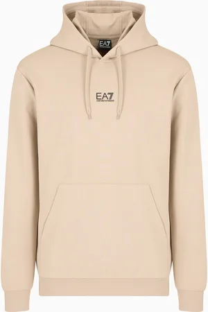 EA7 Sudadera con capucha de algodón Core Identity
