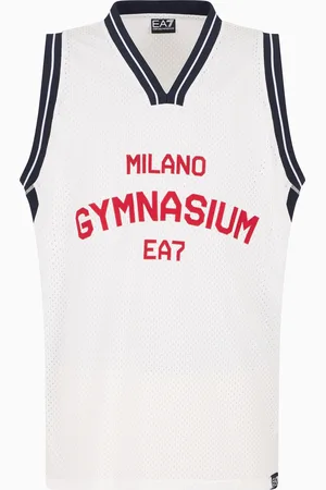 EA7 Camiseta sin mangas Club House de tejido técnico elástico