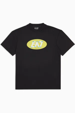 EA7 Camiseta con estampado Graphic Series Boy en punto de algodón