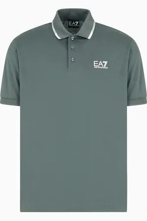 EA7 Polo Summer Block en punto de algodón