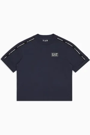 EA7 Camiseta Logo Series Boy de algodón