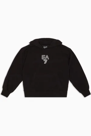 EA7 Sudadera de algodón elástico con capucha Visibility Girl