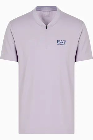 EA7 Polo Tennis Pro de tejido técnico VENTUS7 con cuello panadero