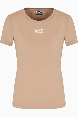 EA7 Camiseta Logo Series de algodón y modal elástico