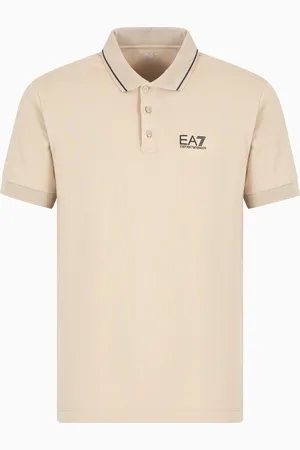 EA7 Polo Core Identity de piqué de algodón elástico