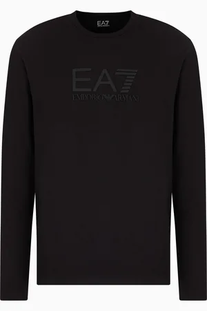 EA7 Camiseta Visibility de manga larga de algodón elástico