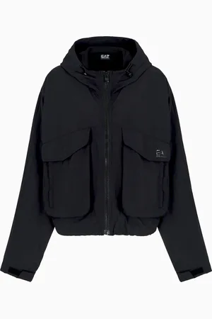 EA7 Chaqueta Contemporary Sport con bolsillos aplicados de nailon ligero