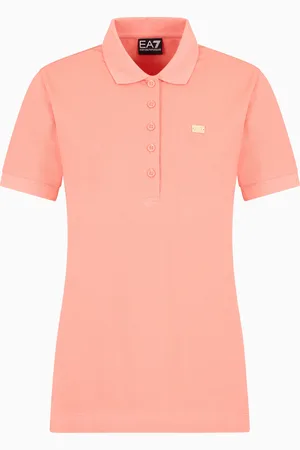 EA7 Polo Core Lady de punto de algodón elástico