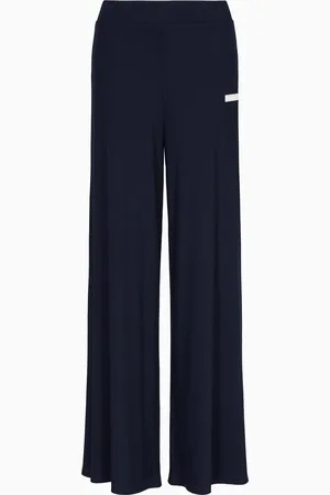 EA7 Pantalones amplios de punto de algodón elástico Costa Smeralda