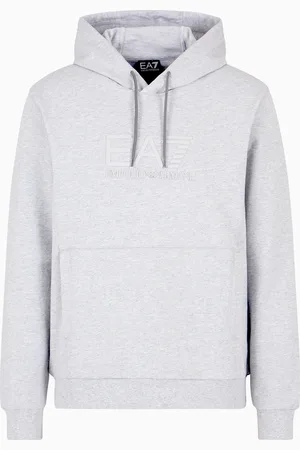 EA7 Sudadera con capucha Visibility de algodón