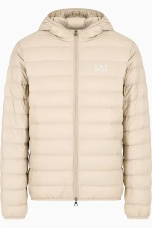 EA7 Chaqueta de plumas plegable Core Identity con capucha