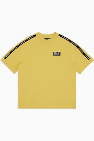 EA7 Camiseta Logo Series Boy de algodón