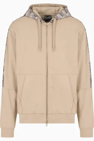 EA7 Sudadera con capucha Logo Series en mezcla de algodón