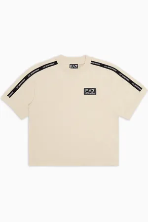 EA7 Camiseta Logo Series Boy de algodón