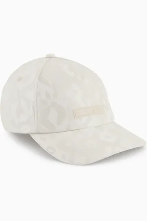 EA7 Gorra de béisbol de algodón Logo Series