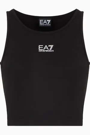 EA7 Top Logo Series de algodón elástico