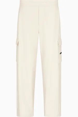 EA7 Pantalones cargo en mezcla de algodón