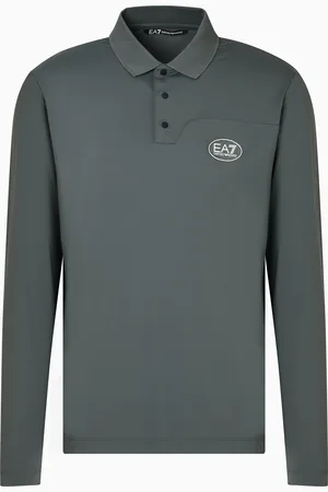 EA7 Polo de manga larga Golf Pro de tejido técnico VENTUS7