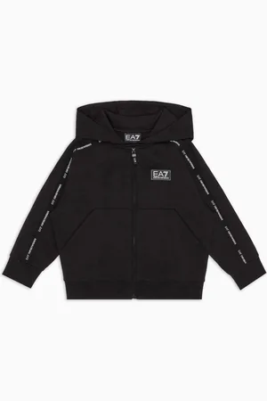 EA7 Sudadera con capucha Logo Series Boy de algodón
