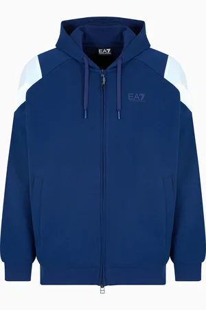EA7 Sudadera con capucha 7 Lines de algodón