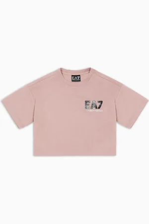 EA7 Camiseta Iridescent Girl en punto de algodón