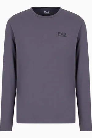 EA7 Camiseta de manga larga de algodón Core Identity