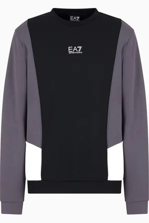 EA7 Sudadera Summer Block en mezcla de algodón