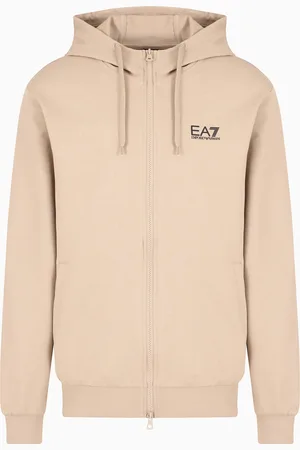 EA7 Sudadera con capucha de algodón Core Identity