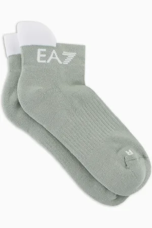 EA7 Calcetines cortos Tennis Pro de mezcla de algodón