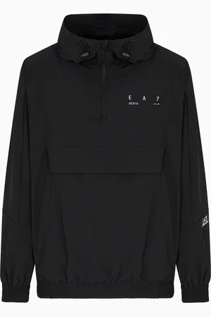 EA7 Chaqueta con capucha Graphic Series de tejido técnico elástico