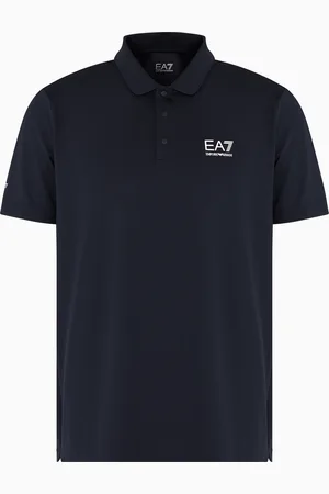 EA7 Polo bicolor Tennis Pro de tejido técnico VENTUS7