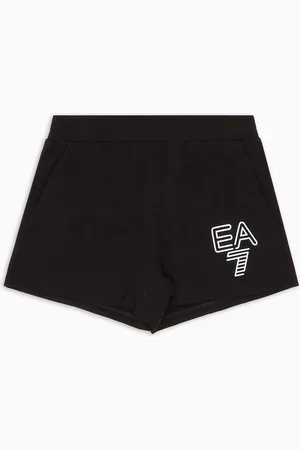 EA7 Pantalones cortos Visibility Girl de algodón elástico