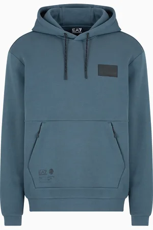 EA7 Sudadera Dynamic Athlete de algodón con maxiestampado