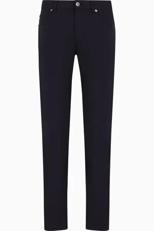 Emporio Armani Pantalones J05 regular fit de nailon elástico