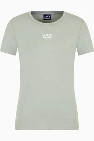 EA7 Camiseta Logo Series de algodón y modal elástico