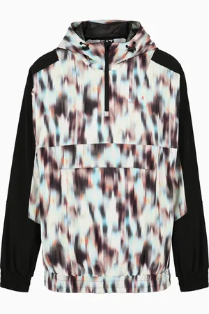 EA7 Chaqueta con capucha Graphic Series de tejido técnico elástico