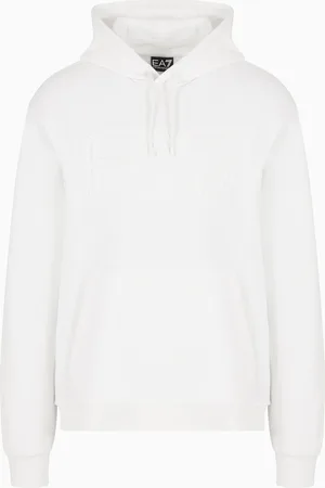 EA7 Sudadera con capucha Logo Series de algodón orgánico