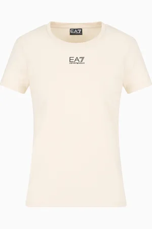 EA7 Camiseta Logo Series de algodón y modal elástico