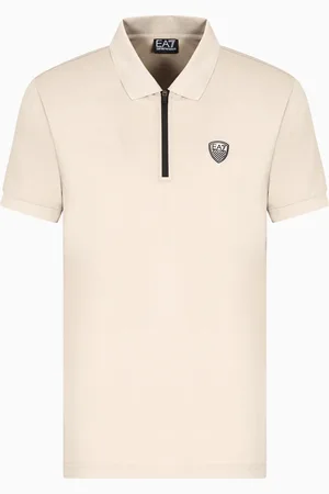 EA7 Polo de punto de viscosa y nailon Premium Shield